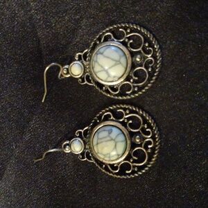 Howlite earrings